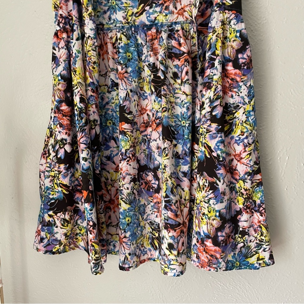 Band of Gypsies Floral Collared Button Up Shirt Dress - Picture 8 of 8